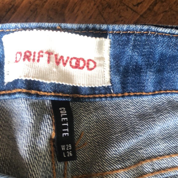 DRIFTWOOD Colette Ankle Jean with unique 6.5 inches of sequins and embroidery - Picture 5 of 7